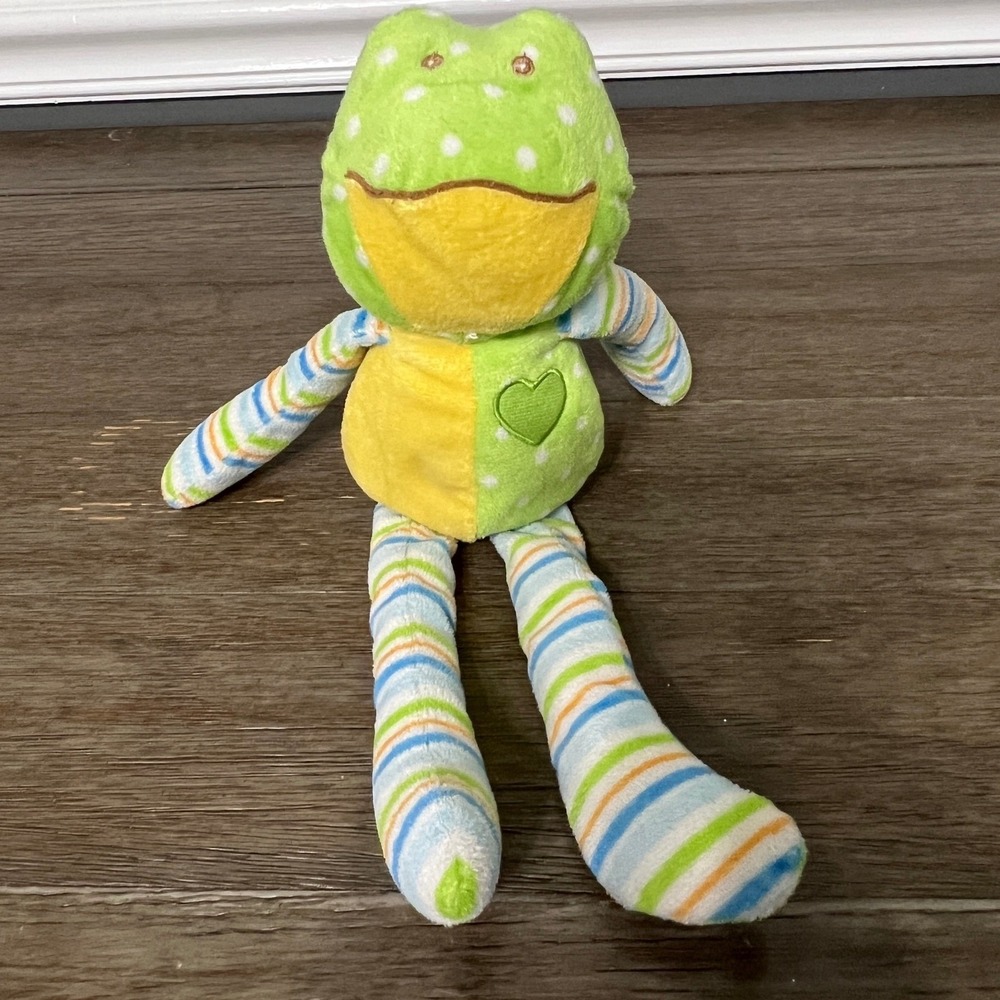 Baby Ganz‎ Softies Frog Plush 13" Long Legs Beanbag Stuffed Animal Toy
